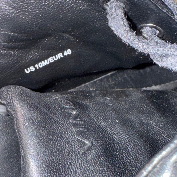 Vince Benfield Platform Sneaker Black Size 10 US - Size 40 EU - Picture 7 of 10